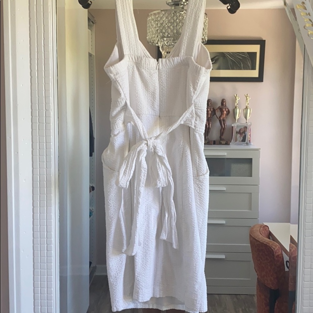 💍 Sequin Hearts - Bridal Shower White Dress - Picture 2 of 3